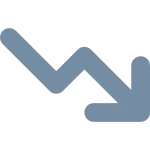 Chart Line Down S SVG Icon